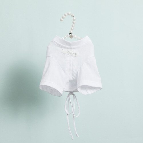 Louisdog 純白繫帶T-Shirt