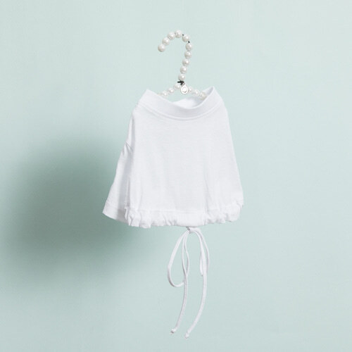 Louisdog 純白繫帶T-Shirt