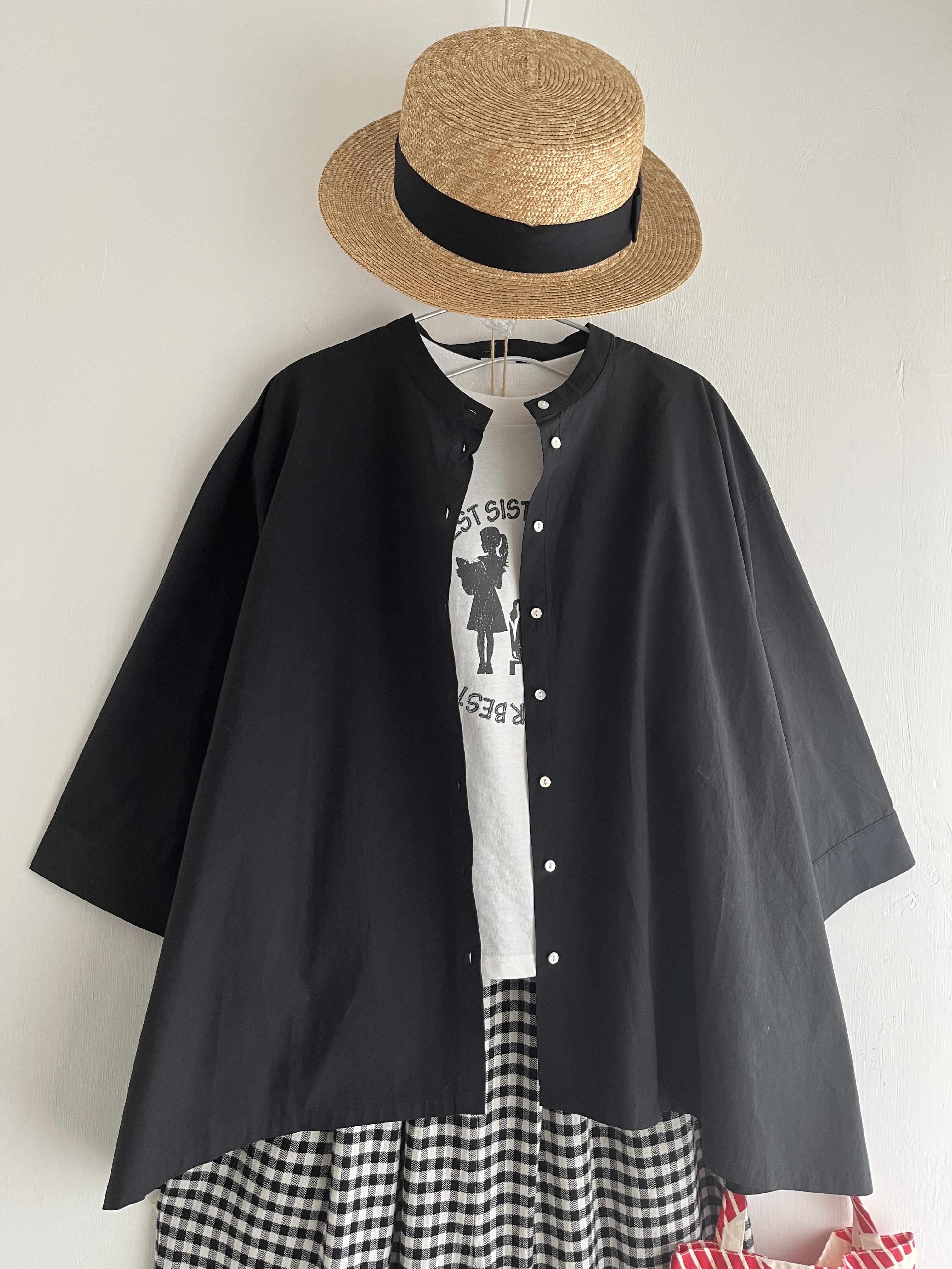 ⑨黑色小企領top