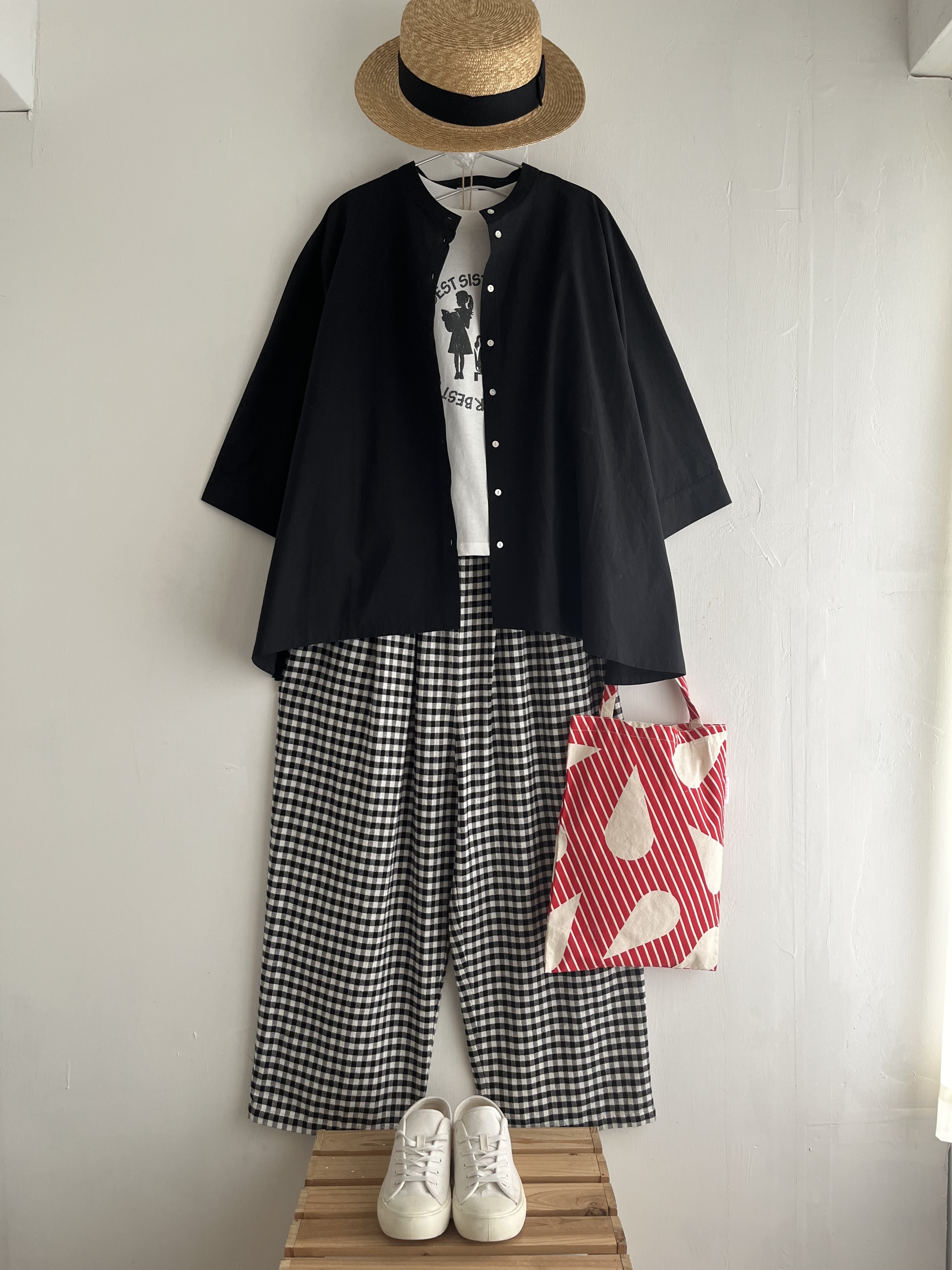 ⑨黑色小企領top