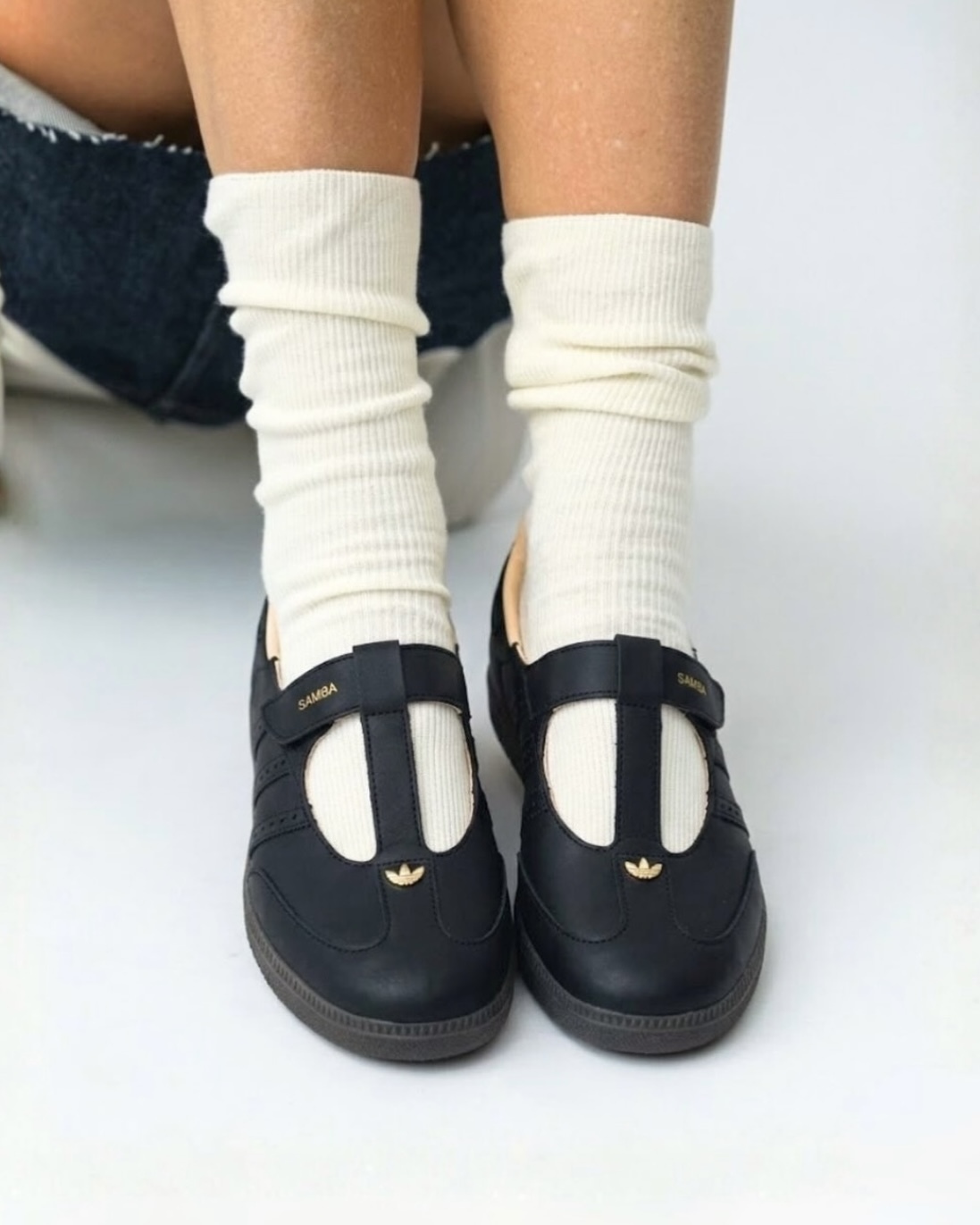 <美的冒泡> Adidas Originals samba OG T字 Mary Jane 三色