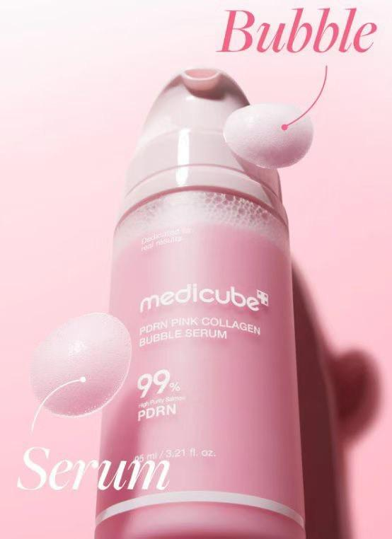 韓國 Medicube新品 PDRN粉紅膠原蛋白泡泡精華 95ml