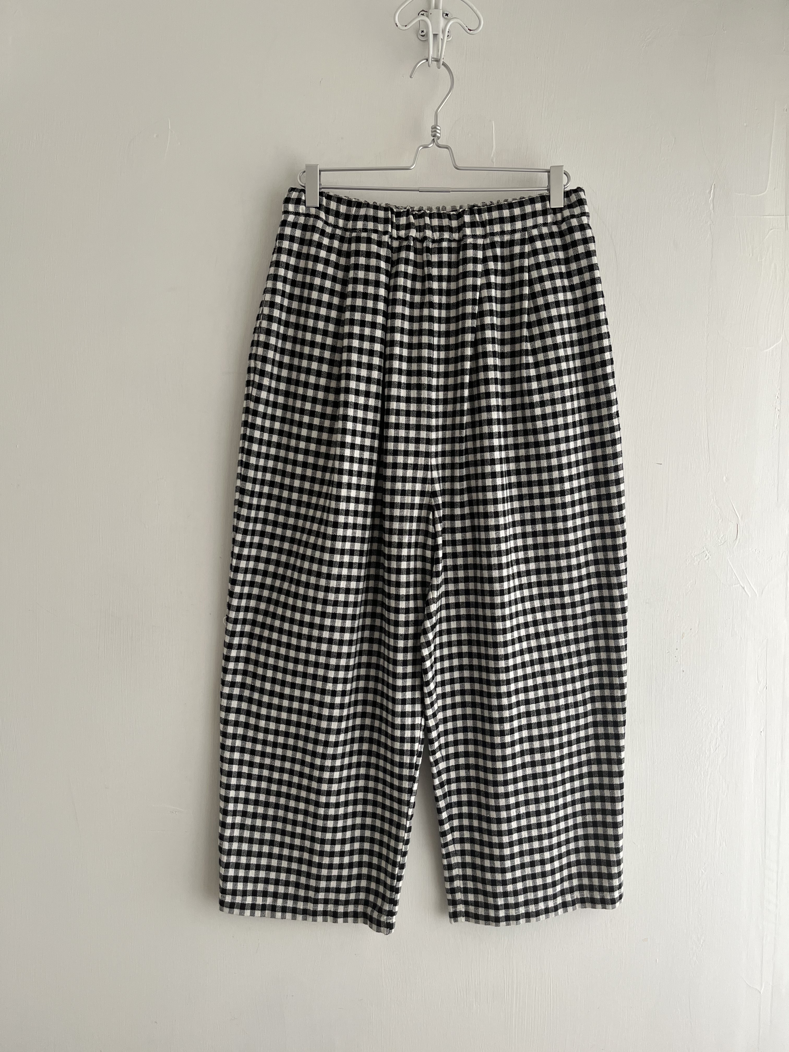 Bliss bunch黑白色格仔闊褲