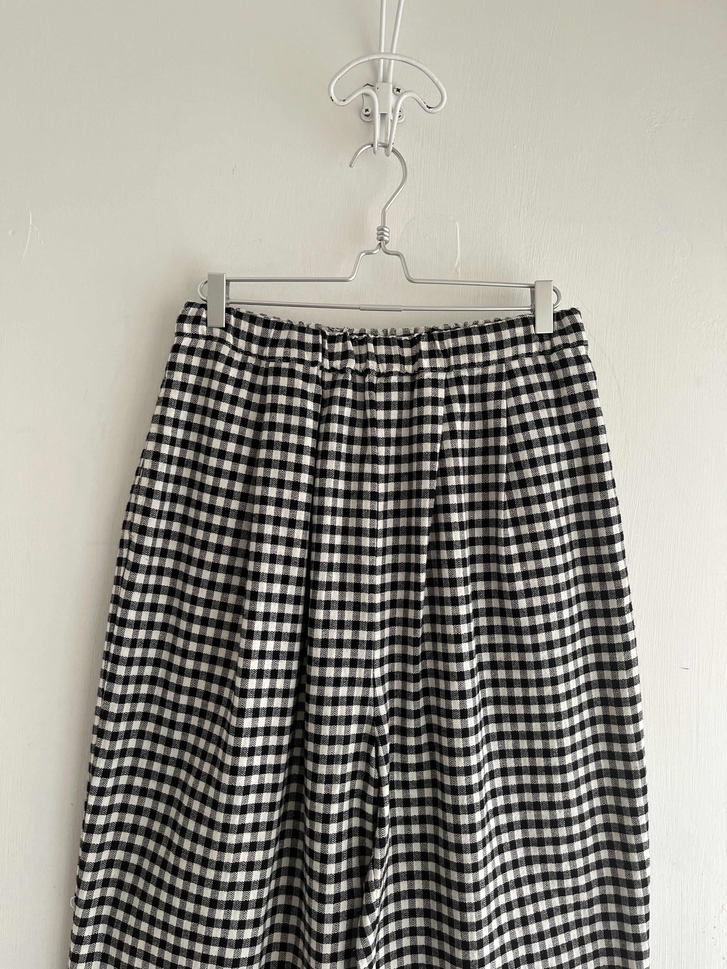 Bliss bunch黑白色格仔闊褲