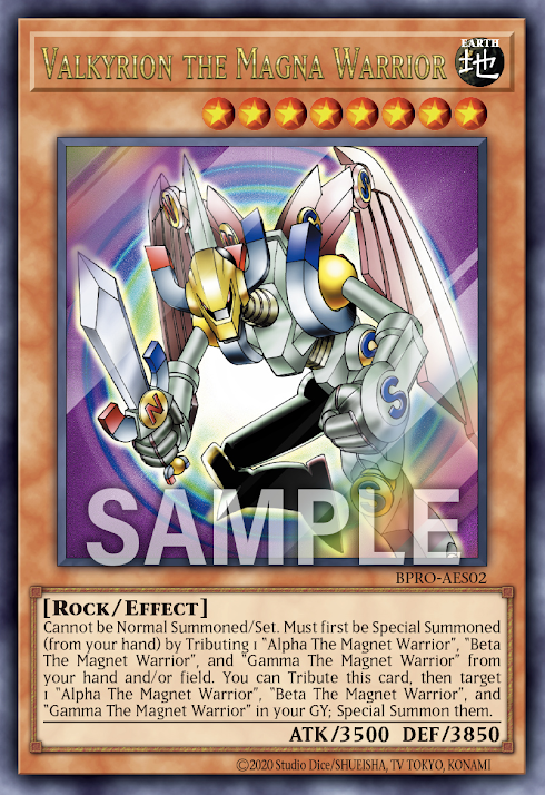 BPRO-AES02 (UR)Valkyrion the Magna Warrior(磁石的戰士 電磁武神)