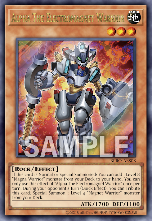 BPRO-AES03 (UR)Alpha the Electromagnet Warrior(電磁石戰士 α)