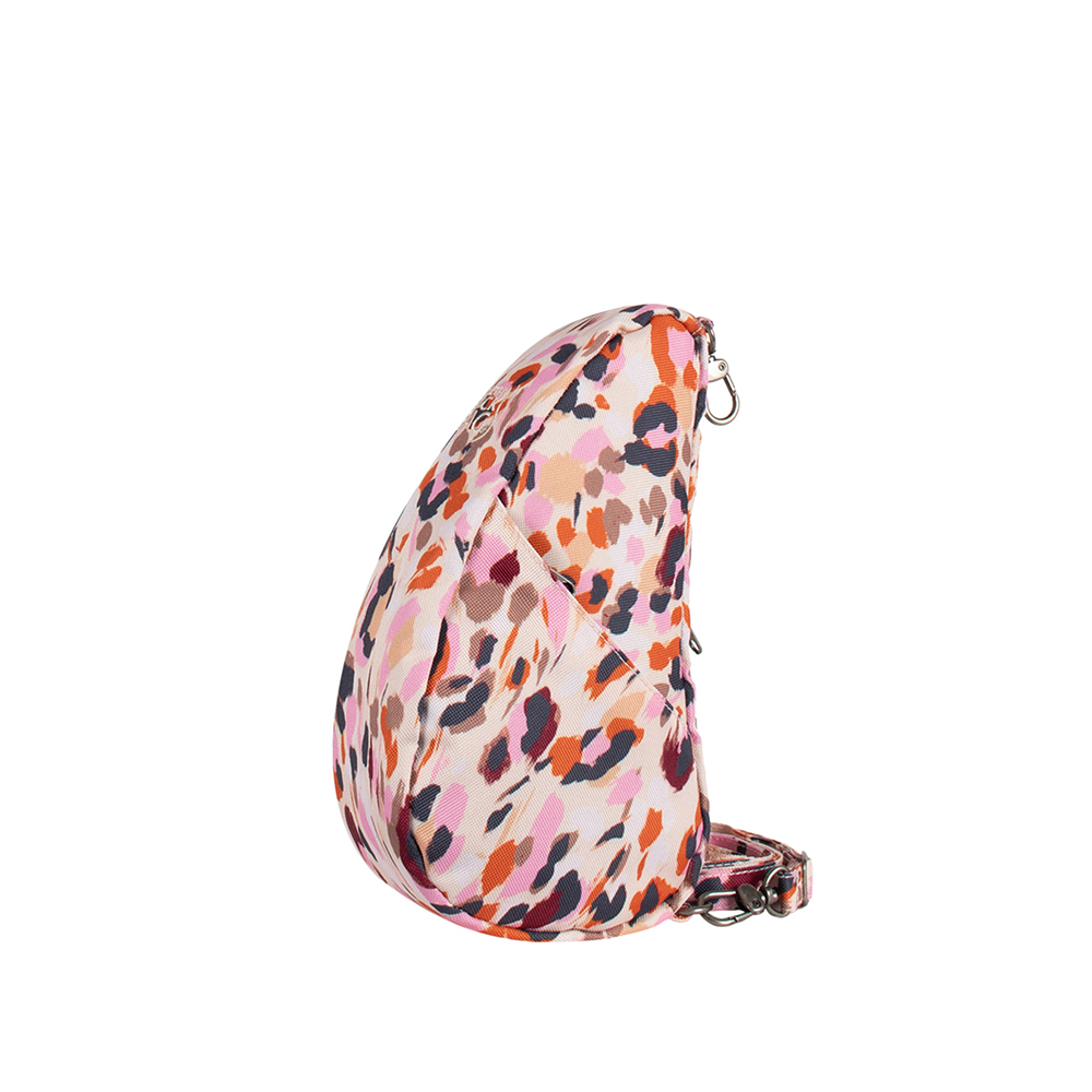 印花系列 RECYCLED PRINT BAGLETT 斜背包-野莓粉