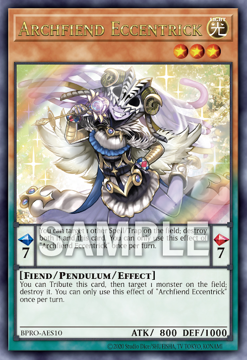 BPRO-AES10 (UR)Archfiend Eccentrick(古怪惡魔)