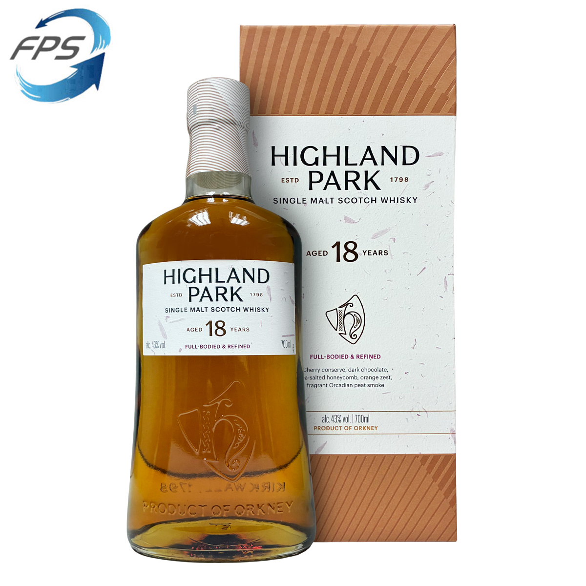 Highland Park 18 Years Old Full-bodied & Refined 43%