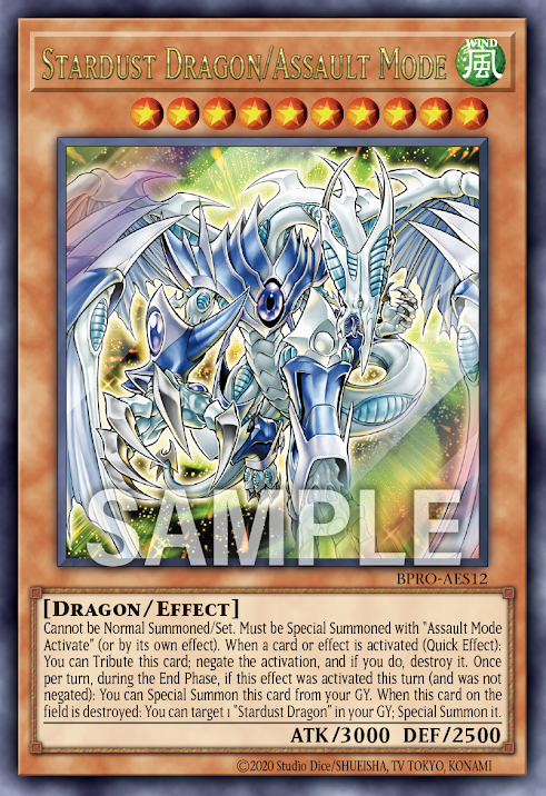 BPRO-AES12 (UR/PSER)Startudst Dragon/Assault Mode(星塵龍/爆裂型態)