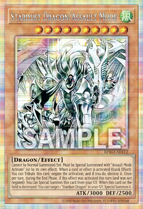 BPRO-AES12 (UR/PSER)Startudst Dragon/Assault Mode(星塵龍/爆裂型態)