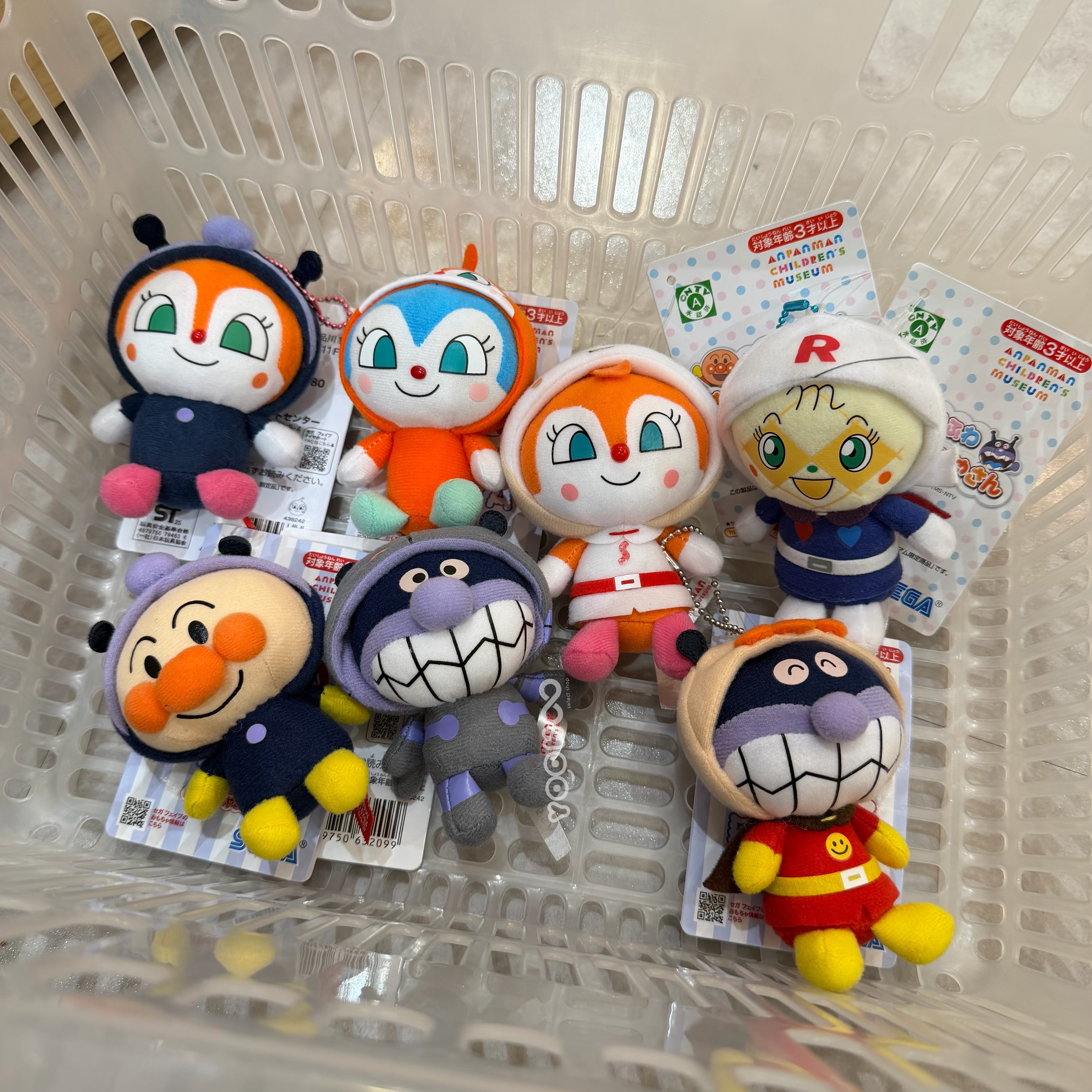 預購┃日本 麵包超人博物館 麵包超人 果醬爺爺 細菌人 紅精靈 變裝 吊飾