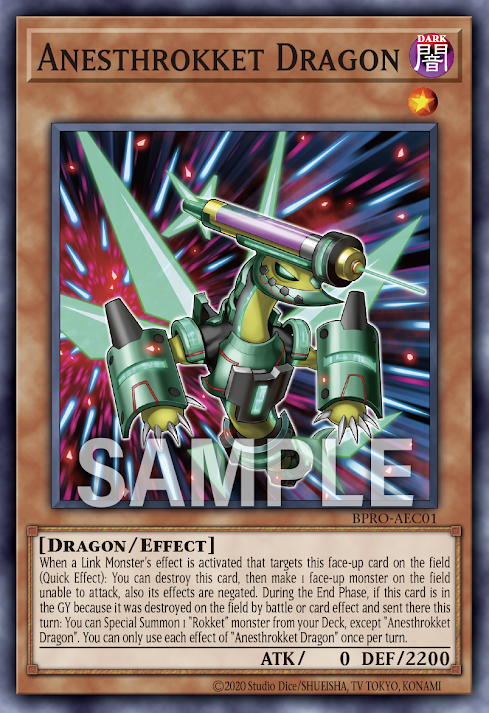 BPRO-AEC01 Anesthrokket Dragon(麻醉彈龍)