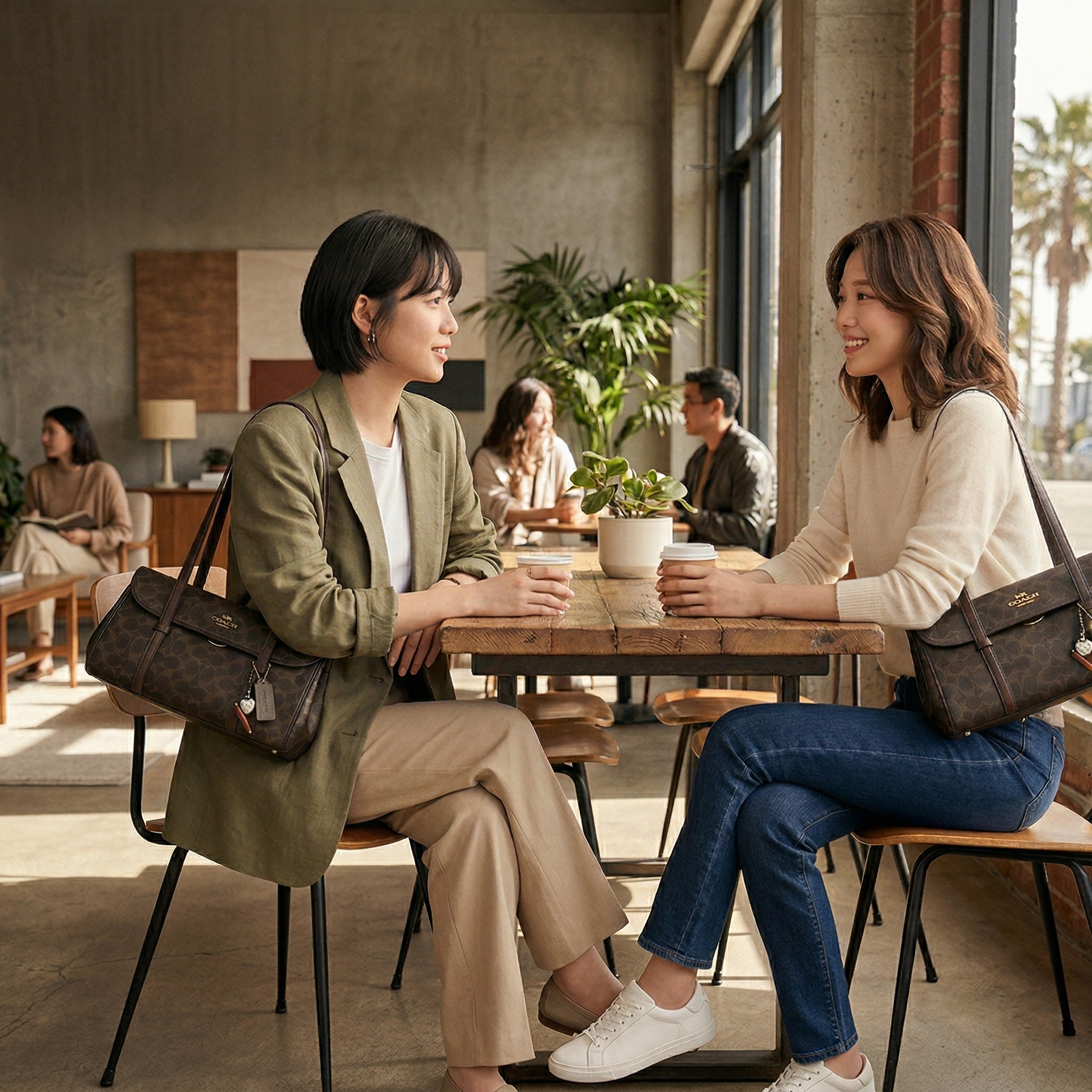 【預購】H040160 Coach Bridget 愛心印花翻蓋手袋