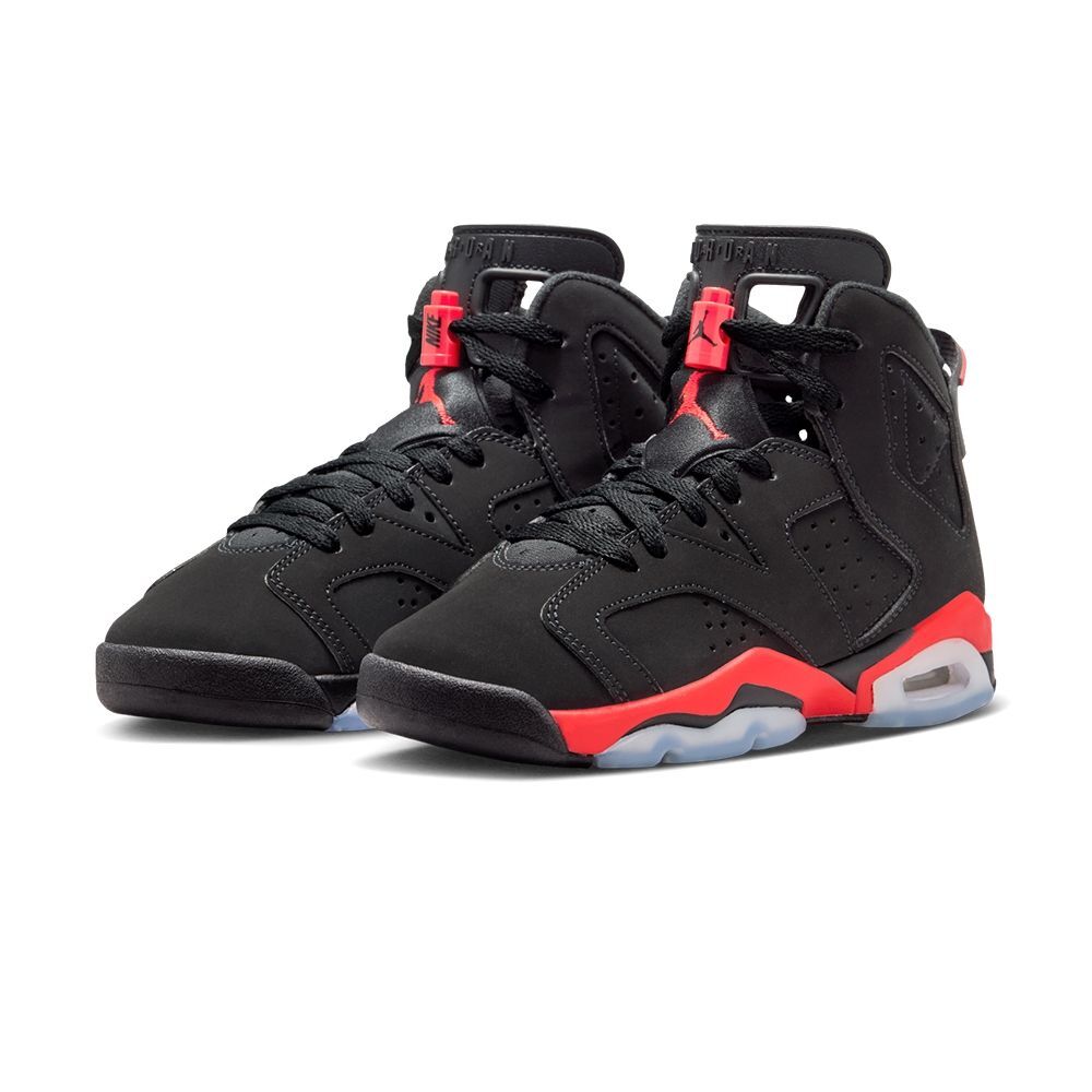 NIKE 籃球鞋 AIR JORDAN 6 RETRO GS 黑紅 大魔王 大童 女 IQ1275-001