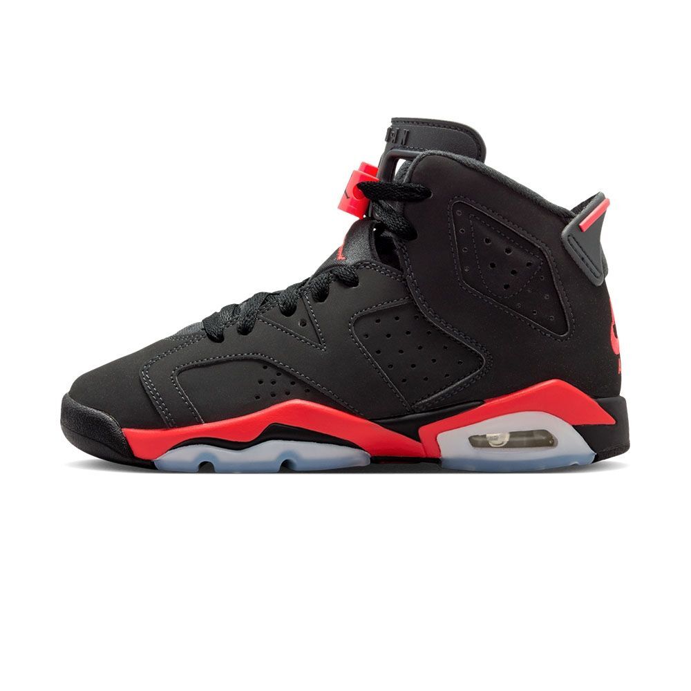 NIKE 籃球鞋 AIR JORDAN 6 RETRO GS 黑紅 大魔王 大童 女 IQ1275-001