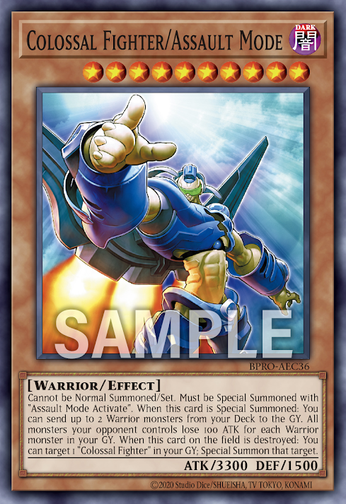 BPRO-AEC36 Colossal Fighter/Assault Mode(巨岩鬥士/爆裂型態)