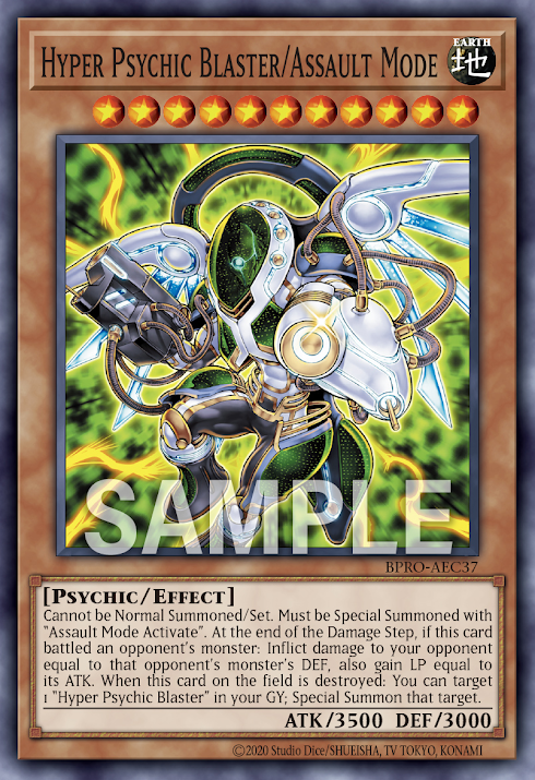 BPRO-AEC37 Hyper Psychic Blaster/Assault Mode(高超能槍手/爆裂型態)