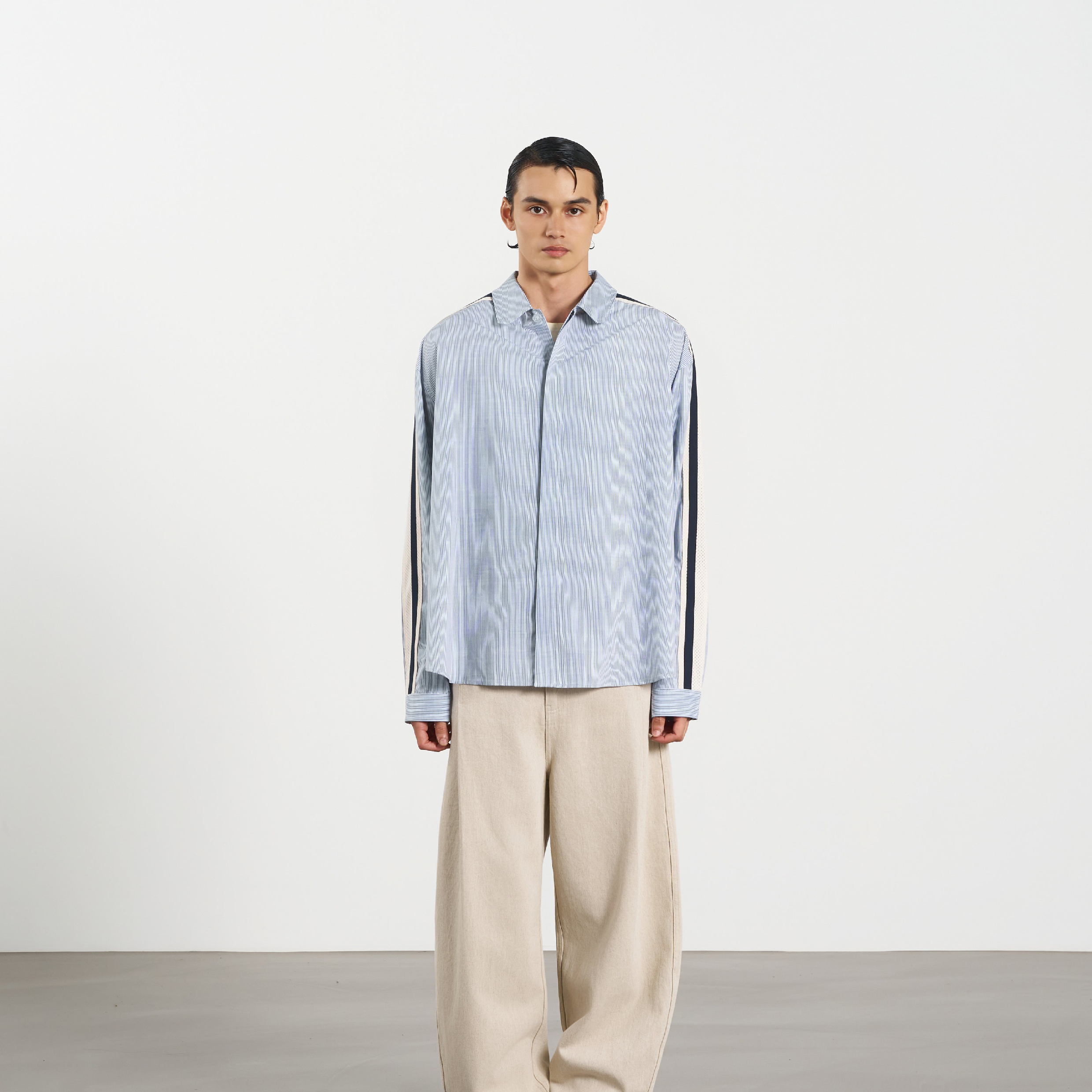 CHOIR Stripe Long Shirt 休閒直條襯衫 [SLS01]