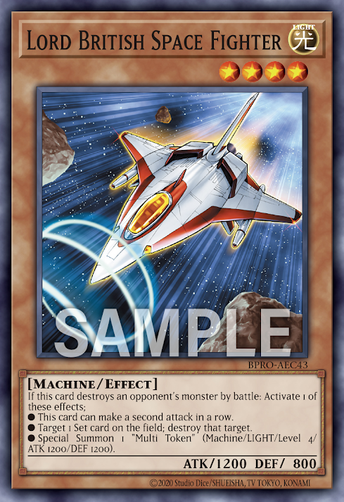 BPRO-AEC43 Lord British Space Fighter(領主不列顛號)