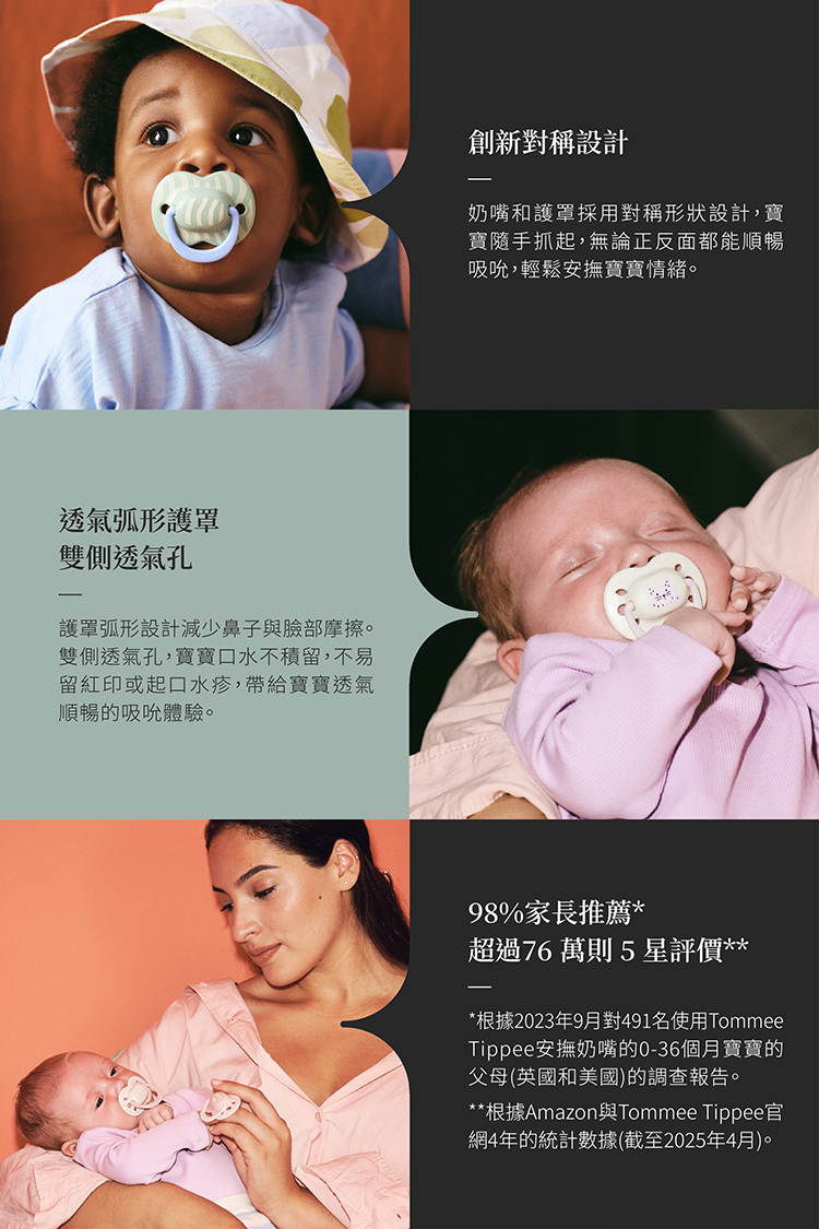 TT 舒貼型安撫奶嘴EDM