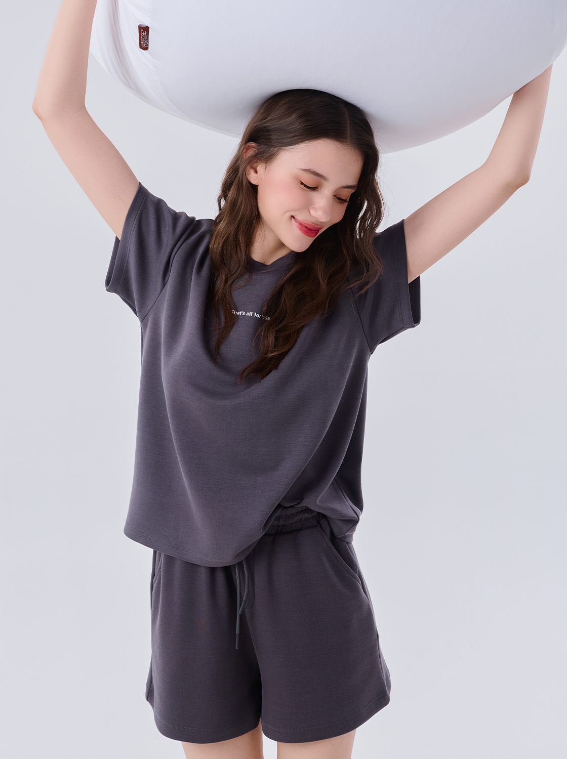 【期間限定】超柔軟麻糬棉立體印花T恤