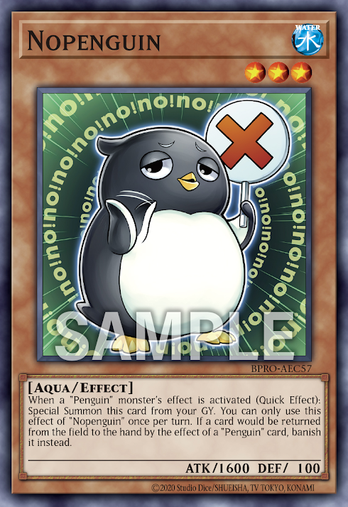 BPRO-AEC57 Nopenguin(否定企鵝)