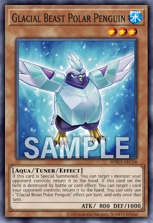 BPRO-AEC58 Glacial Beast Polar Penguin(極冰獸 極地企鵝)