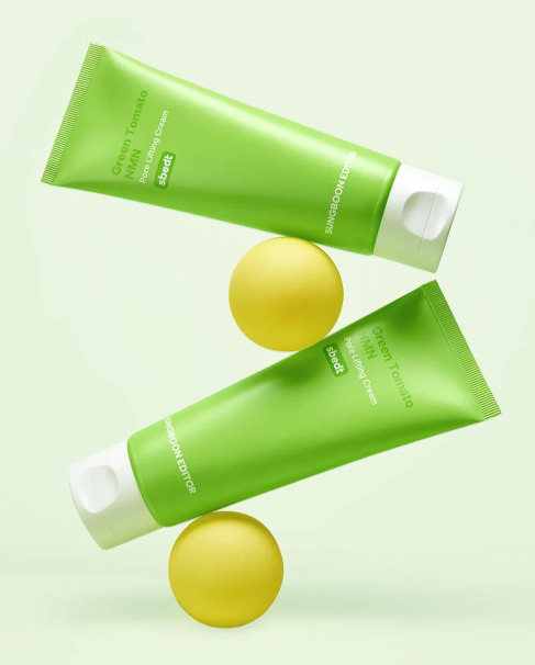 韓國代購 SUNGBOON EDITOR 綠蕃茄NMN立體塑顏毛孔凝霜50ML