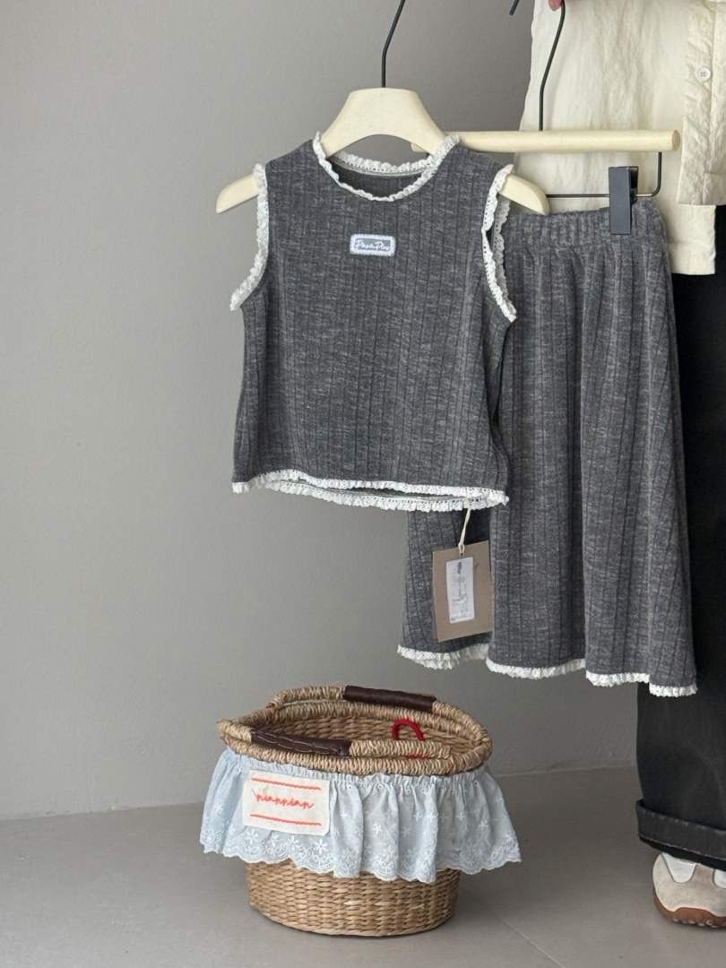 軟軟灰針織套裝