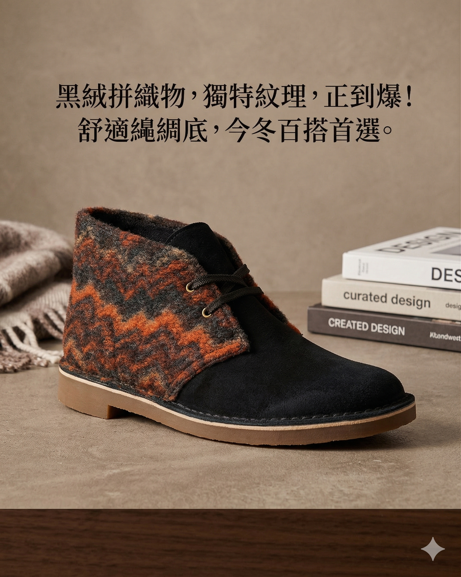 【預購】Clarks H040110 男裝經典麂皮中筒靴
