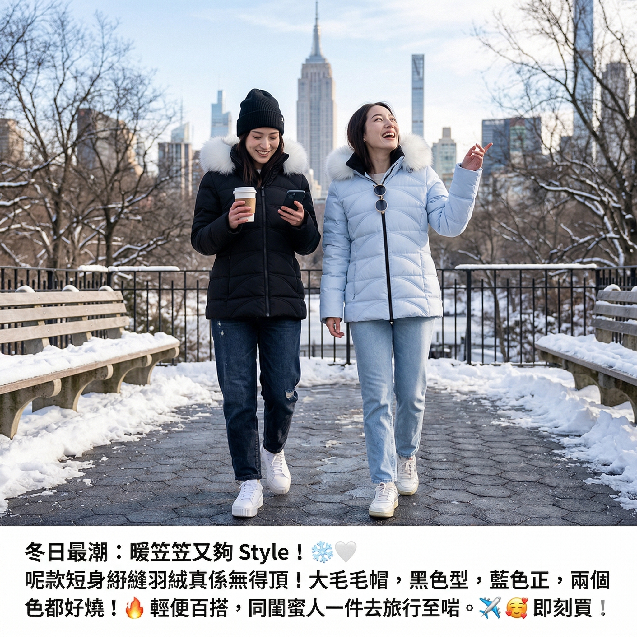 【預購】Nautica H040115 女裝輕盈保暖連帽外套