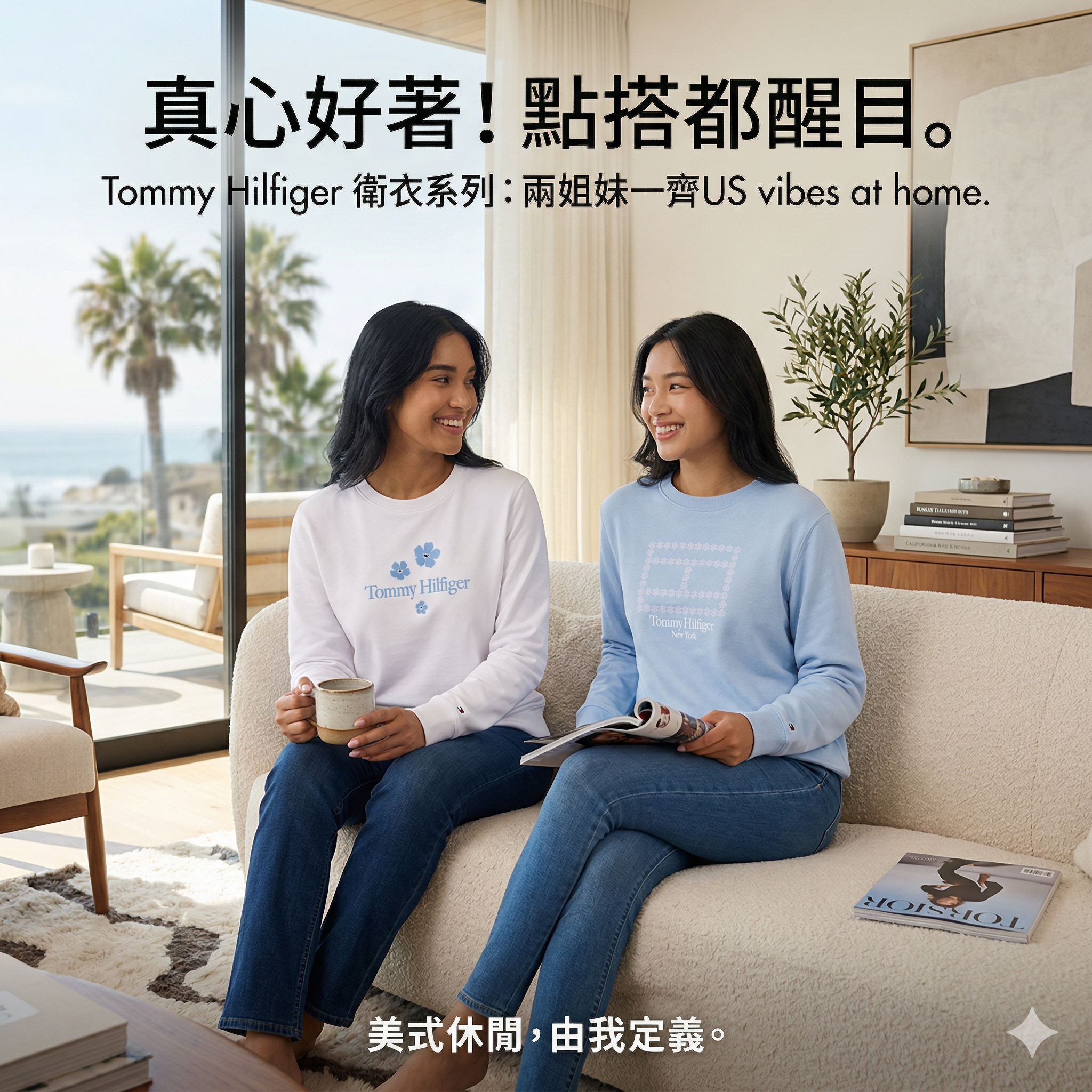 【預購】Tommy Hilfiger H040116 女裝經典純色長袖衫