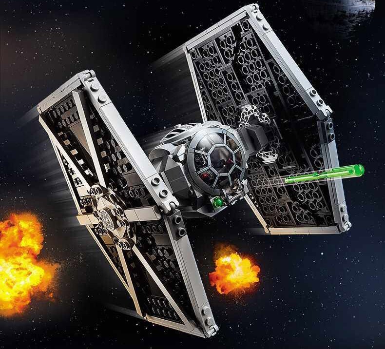 Star Wars Imperial TIE Fighter Building Set Fit Lego NO BOX NA016