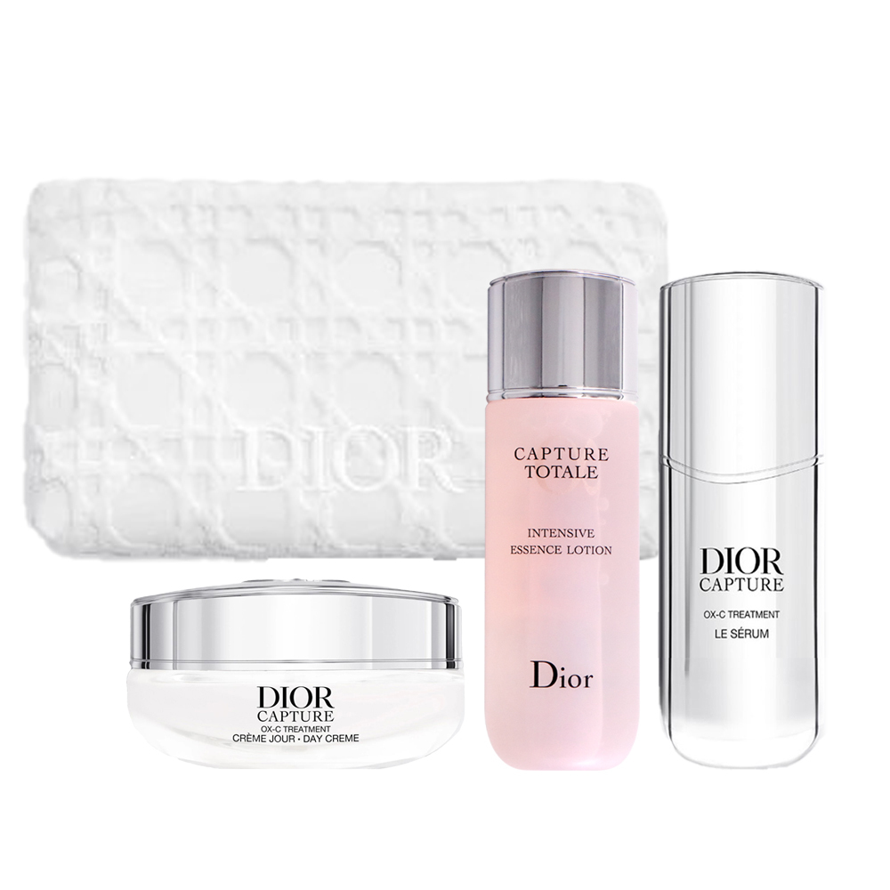 Dior 迪奧 逆時活氧精華組 - 奇肌露50ml+活氧膠原精華30ml+活氧膠原霜15ml