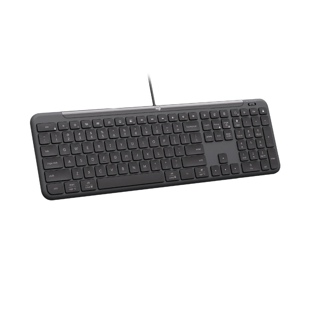 【Logitech】K620 有線鍵盤 企業版 - 石墨黑