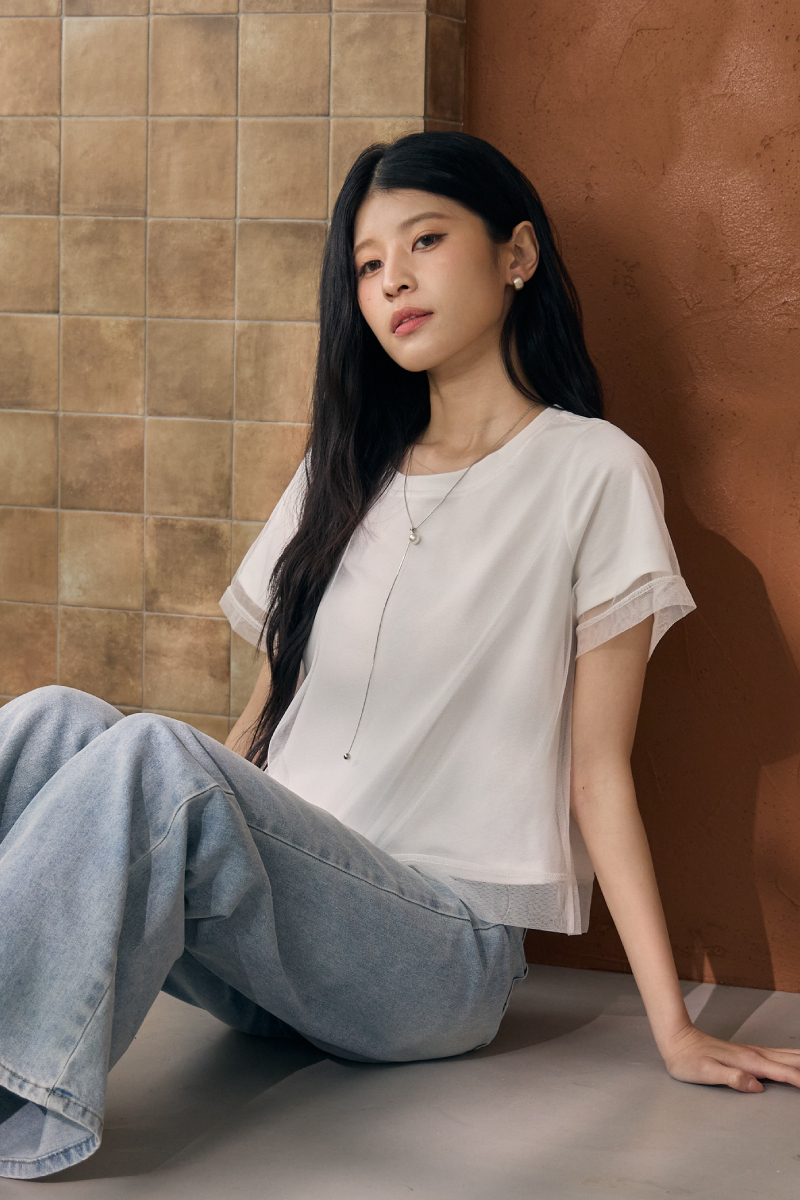 異材質網紗微透光層次TEE