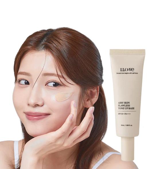 韓國代購  I.LO:VE AIRY SKIN FLAWLESS TONE UP BASE 透氣肌膚無暇素顏霜50ML 💥買2送1💥