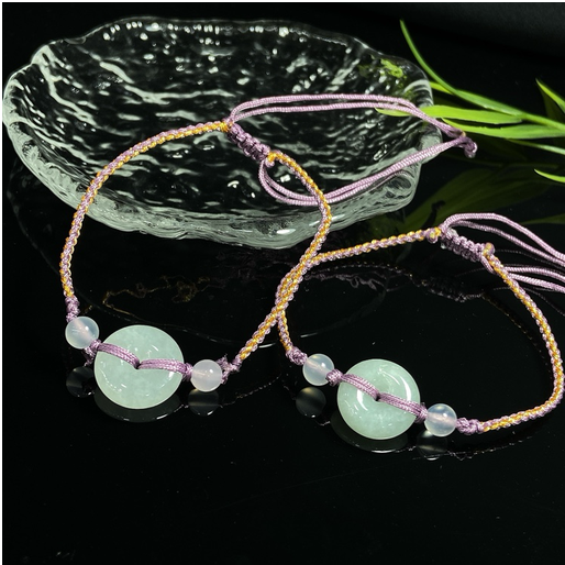 0401gz02-翡翠-平安扣手繩（A2）