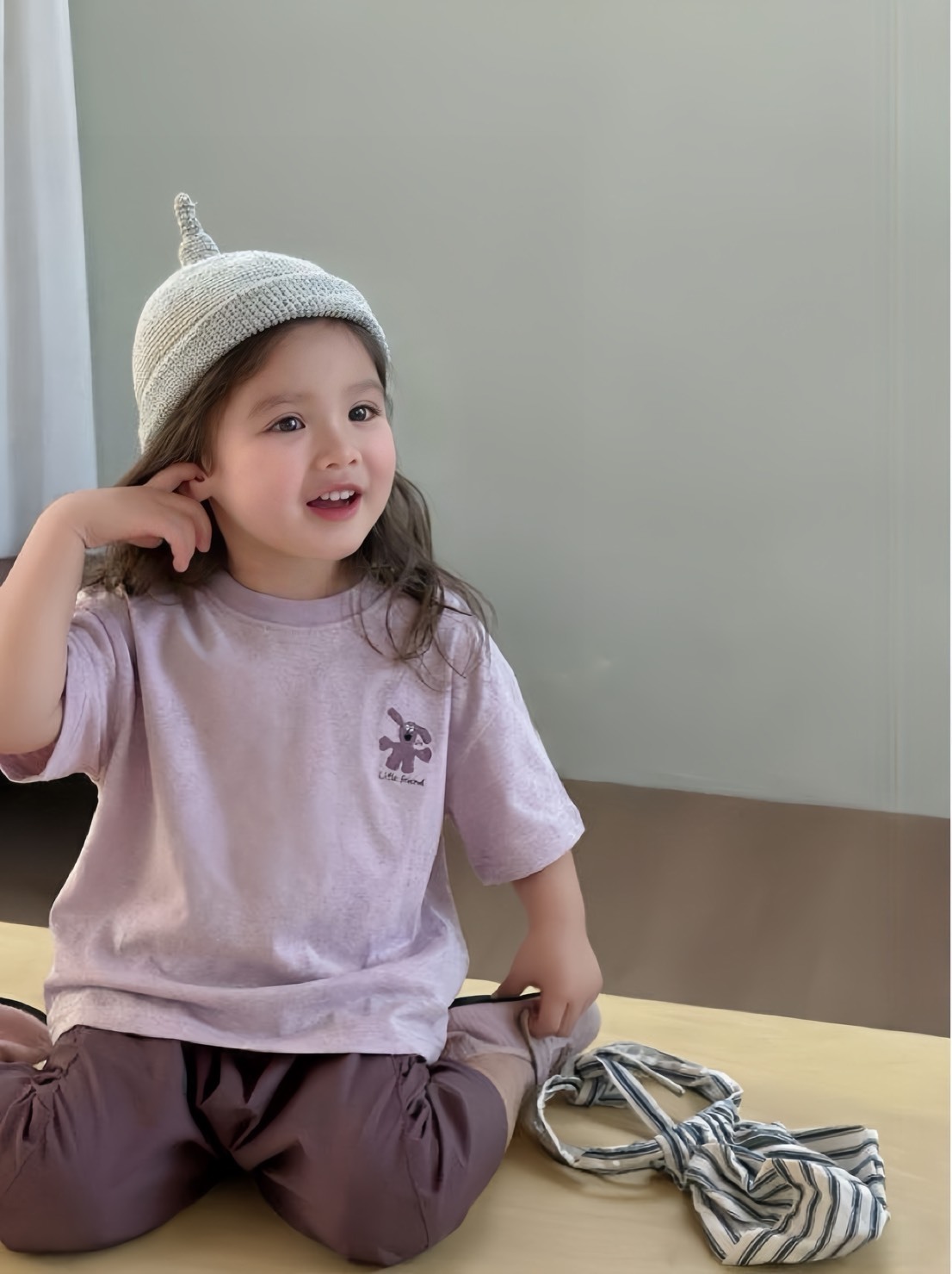 可愛塗鴉短袖上衣