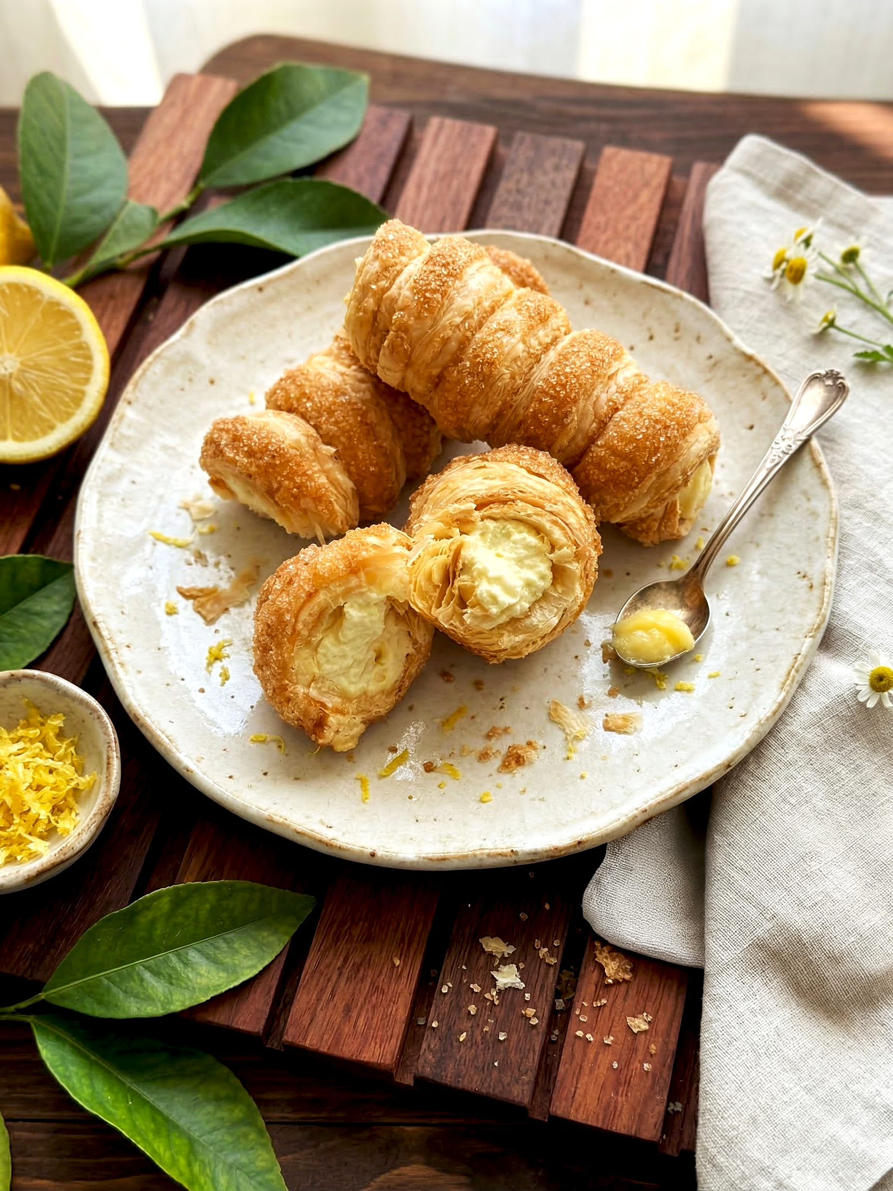 蜂蜜檸檬捲捲酥