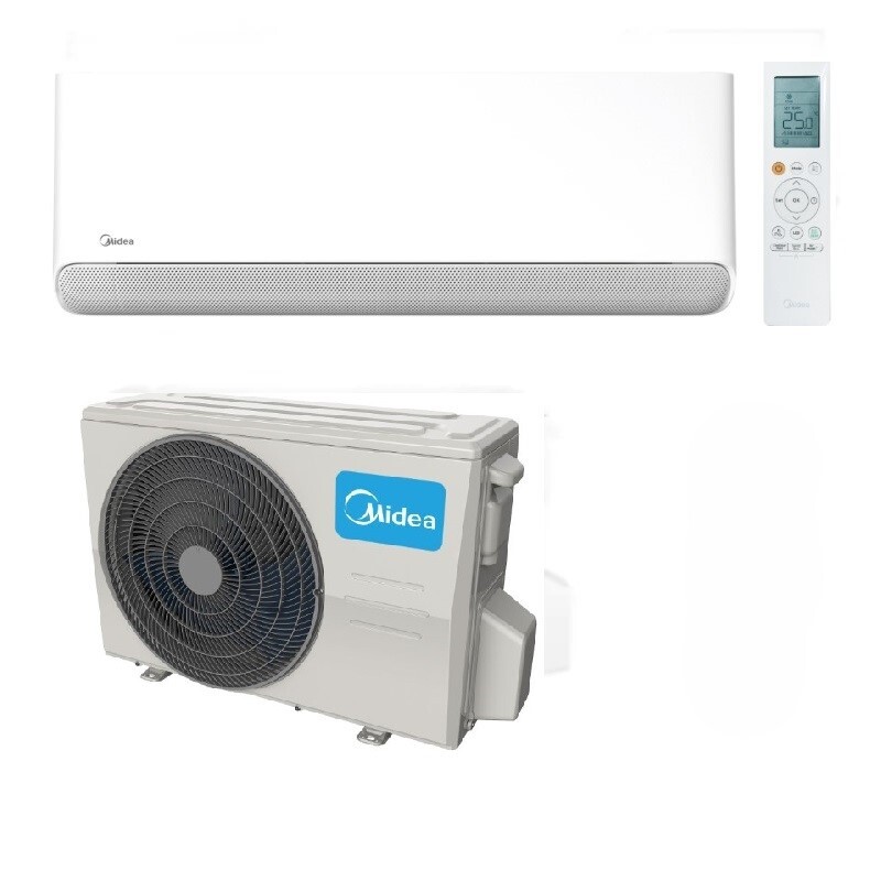 美的 Midea   MS-09HRF8E/MS-09HRF8E‧1匹 R32 智能變頻冷暖‧Breezeless E分體式冷氣機‧香港行貨,原廠2年全機及5年壓縮機保養‧