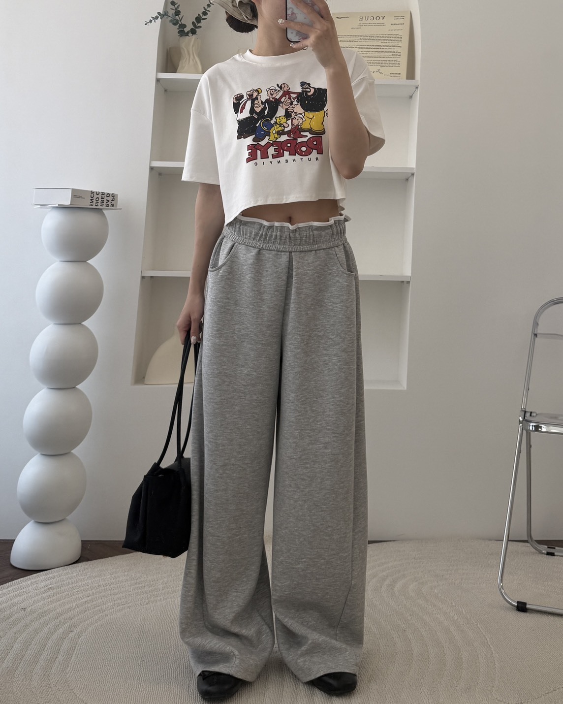 法朵Fado shop｜大力水手復古印花短版T 0215070 三色