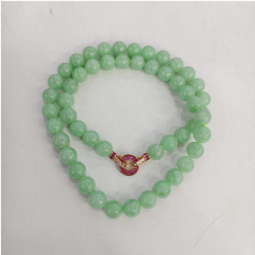 0401gz103-翡翠-翡翠項鏈11mm+（A103）