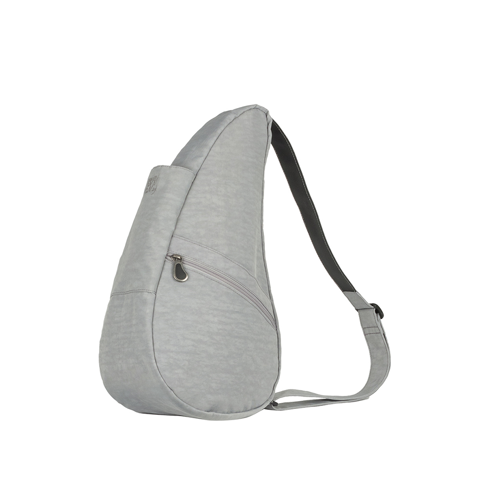 基本款 TEXTURED NYLON SMALL 斜背包-銀河灰