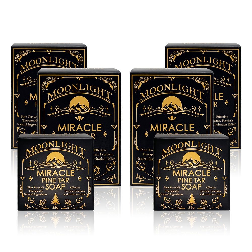 Moonlight 奇蹟松焦油護膚皂 大小朋友組 針對乾癬、異膚、敏感性肌膚加強舒緩