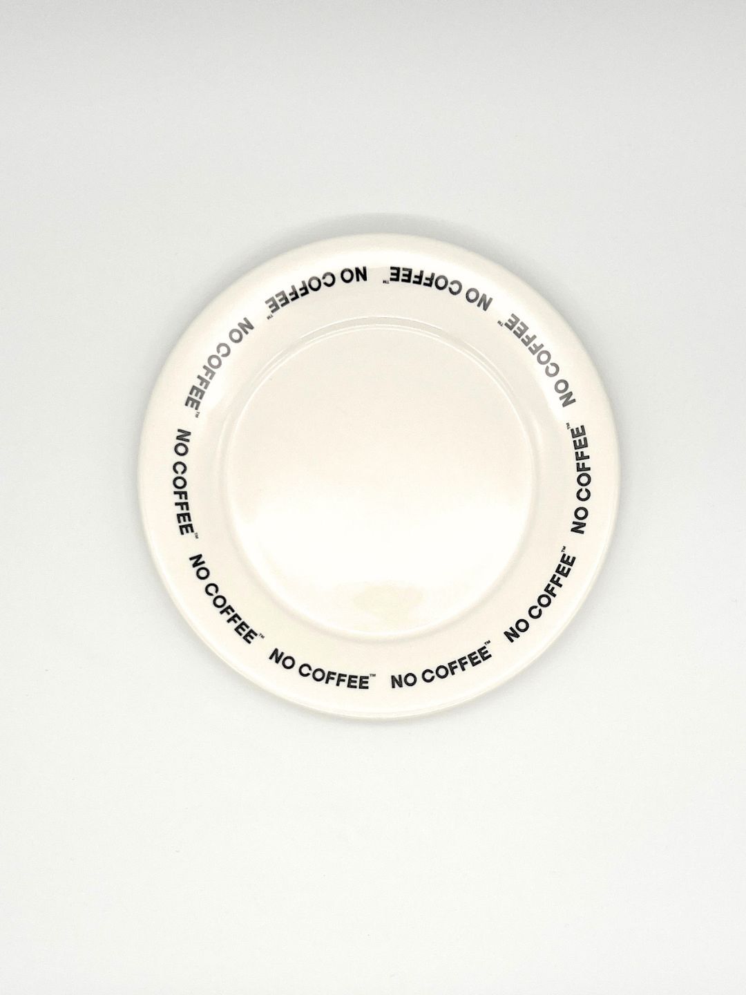 NO COFFEE LOGO 陶瓷圓盤