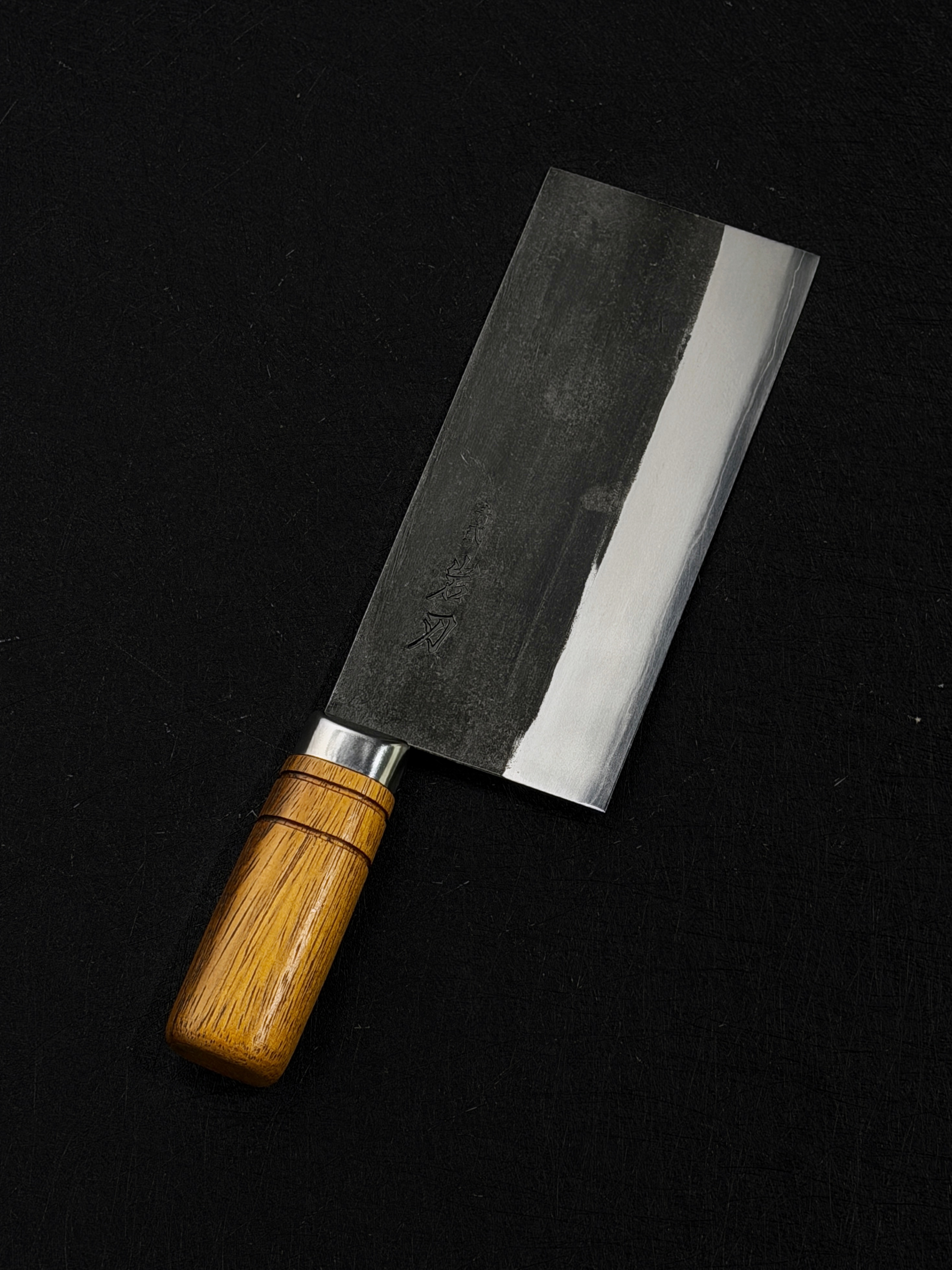 岩刃 青二鋼 不鏽鋼外層 中式片刀