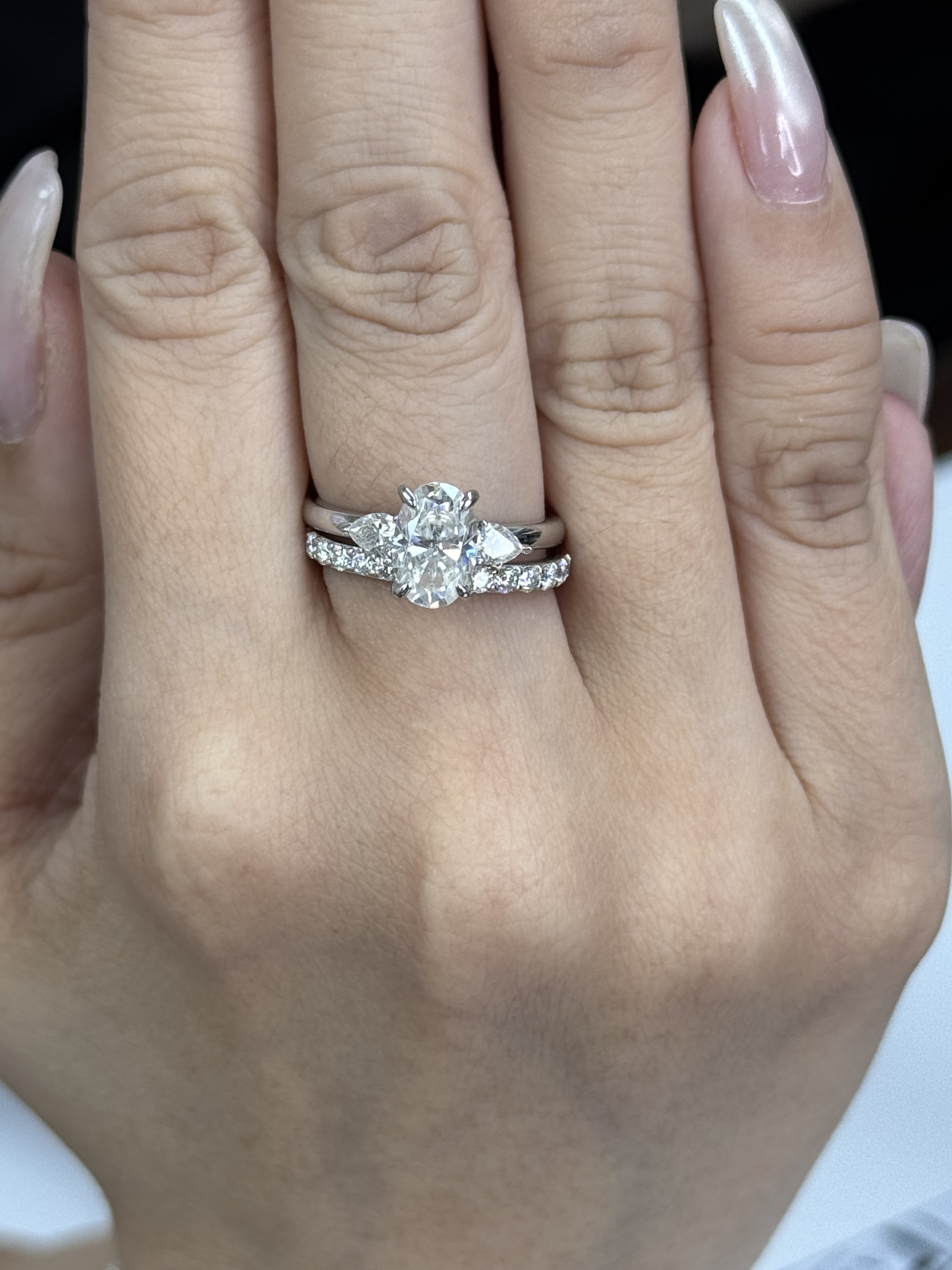 (7011)R6948 三帶款戒指 莫桑