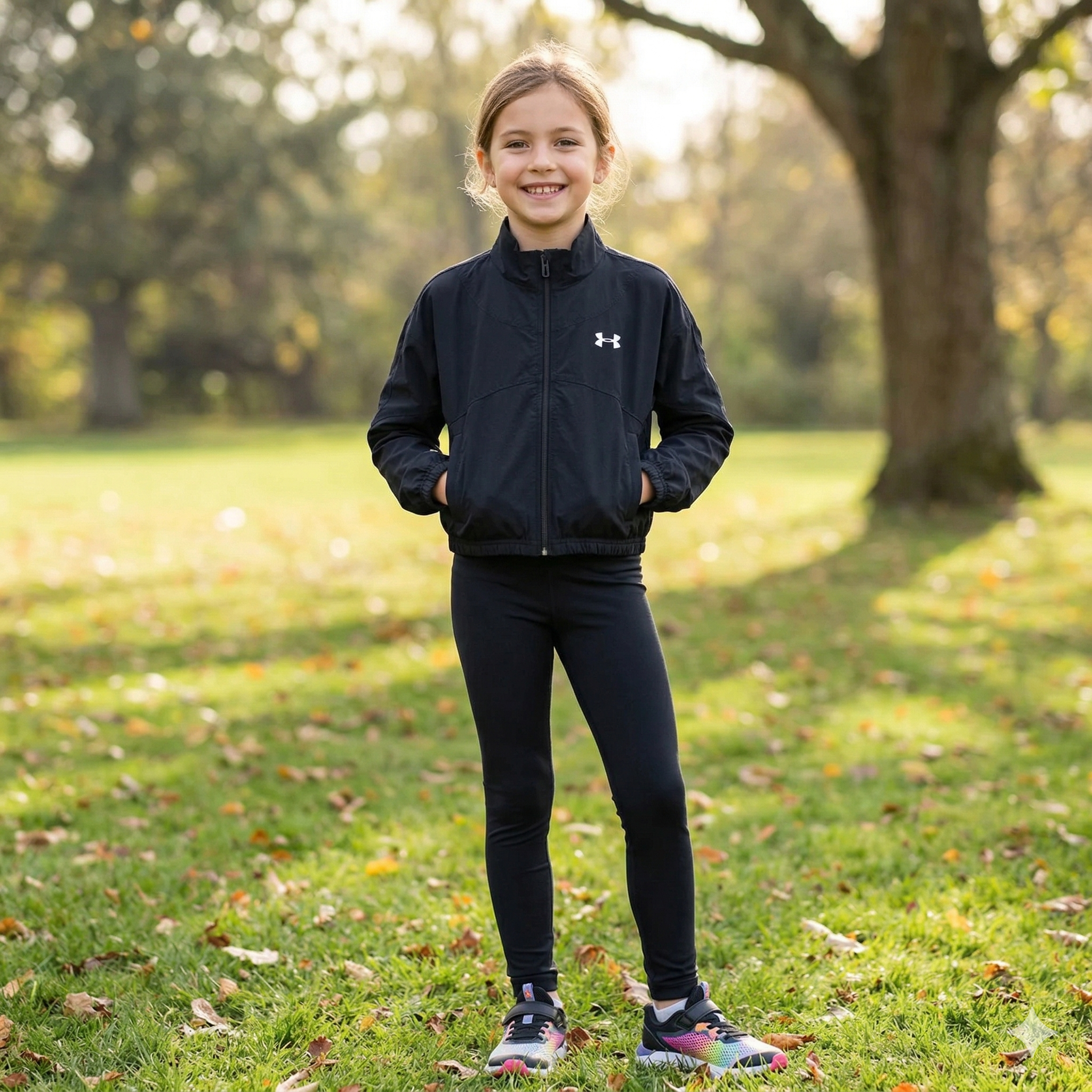 【預購】Under Armour  H0301107  女童運動外套